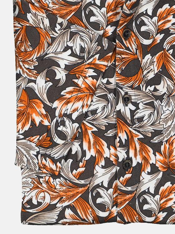 engbers Herren Kurzarm-Hemd slim fit Rostorange 36651