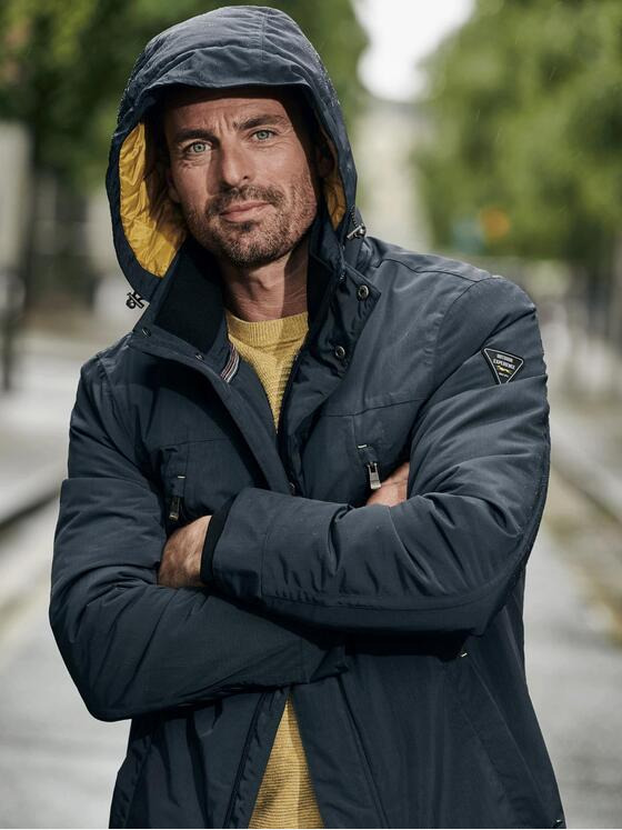 engbers Herren Funktionsjacke mit abnehmbarer Kapuze Saphirblau 33296