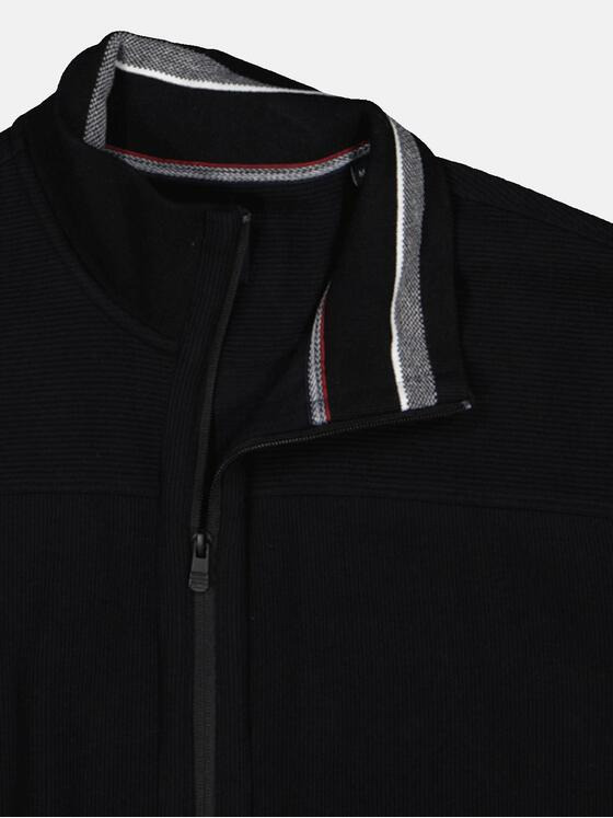 engbers Herren Sweatjacke mit Zipper Schwarz 36337