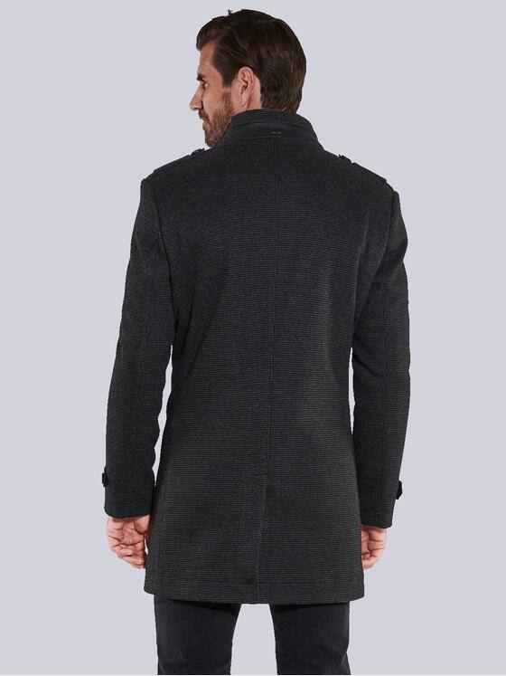 engbers Herren Mantel regular Grau 35487