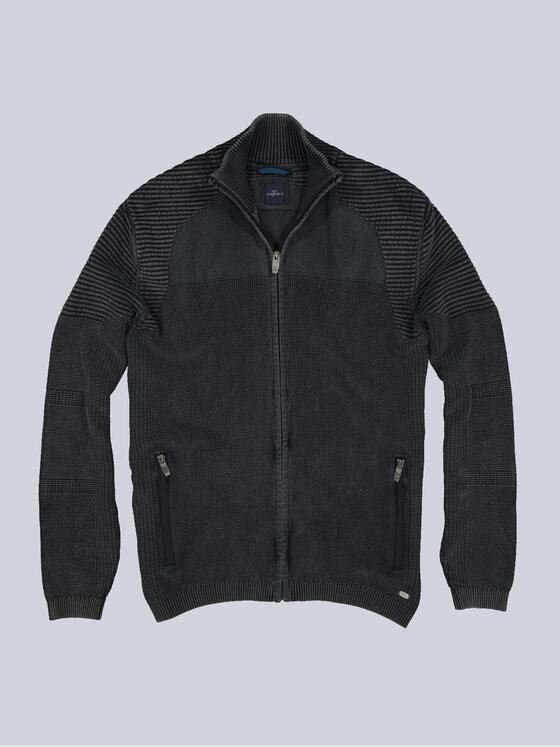 engbers Herren Cardigan regular Grau 35619