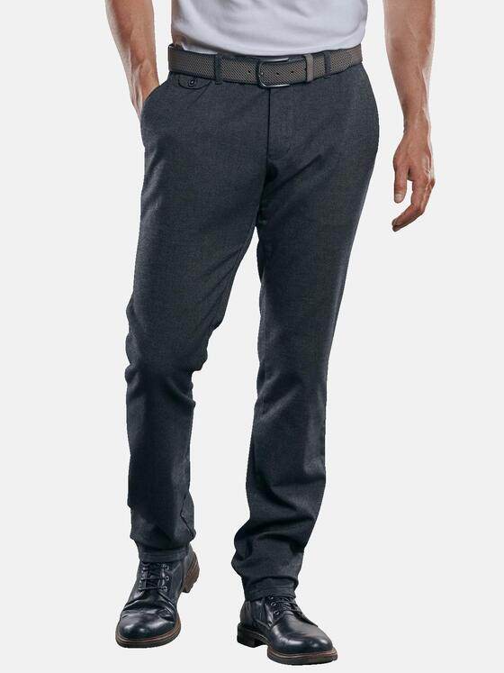 engbers Herren Gerade geschnitten Chino mit Stretchanteil Granitgrau 30256
