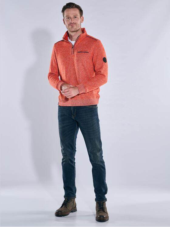 engbers Herren Sweatshirt mit Stehkragen Orange 39529