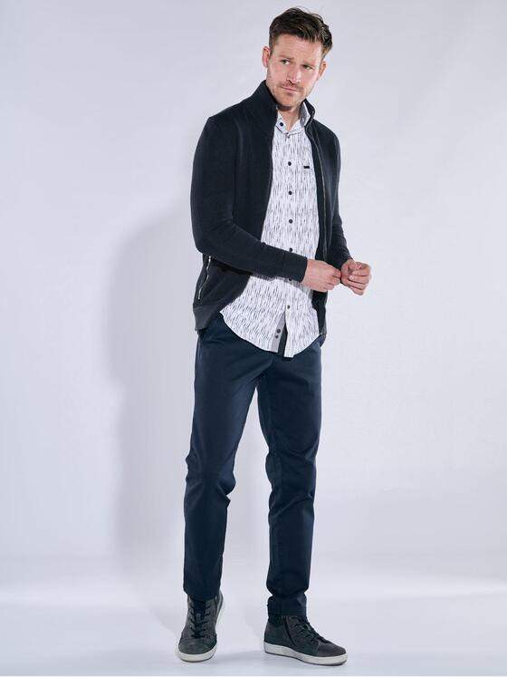 engbers Herren Cardigan regular Saphirblau 38311