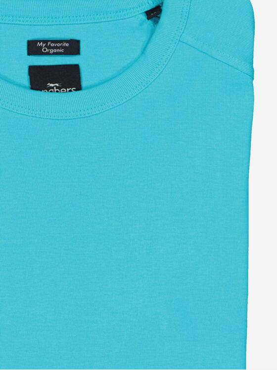 engbers Herren Basic-Shirt "My Favorite" organic Türkis 37096