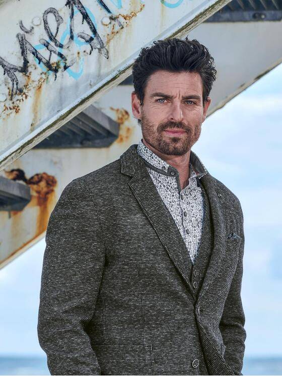 engbers Herren Sakko gemustert Hellbraun 31865