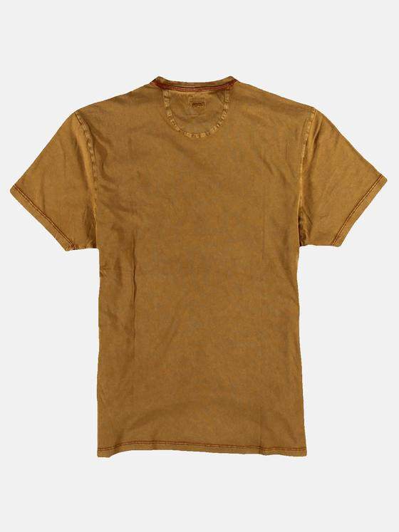 engbers Herren Rundhals T-Shirt Ockergelb 23865