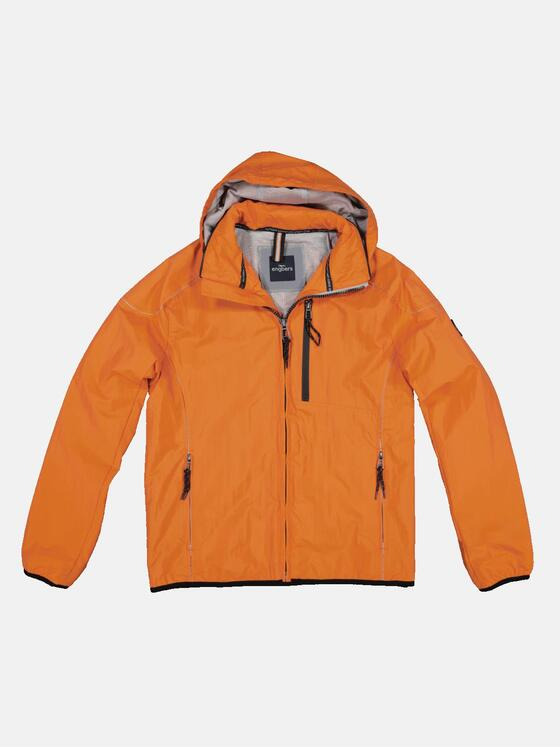 engbers Herren Outdoor-Jacke mit abnehmbarer Kapuze Dunkelorange 32575