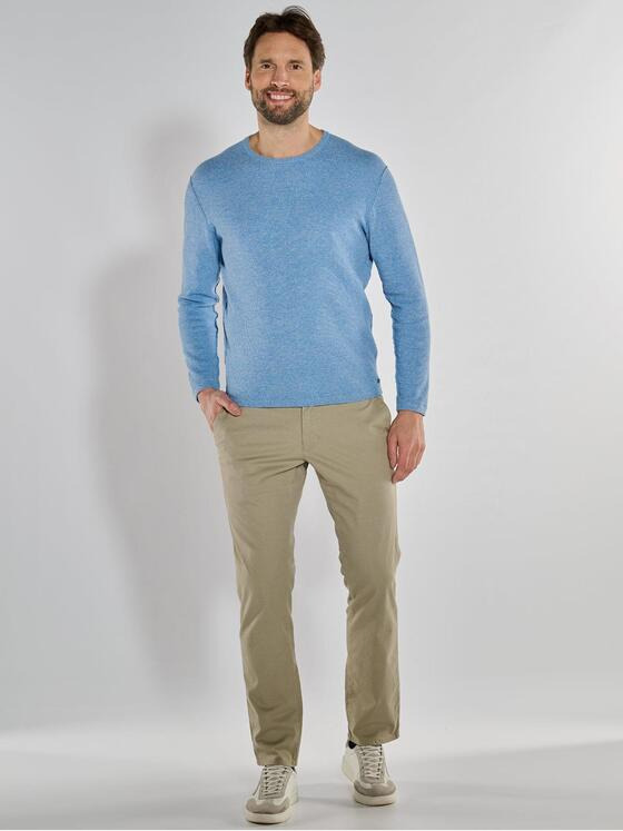 engbers Herren Pullover uni Blau 36848