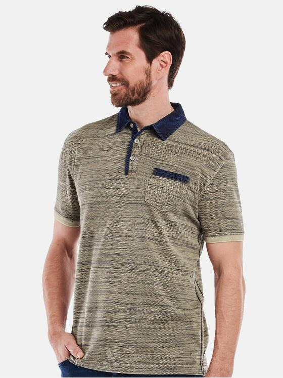 engbers Herren Polo-Shirt regular Beige 35086