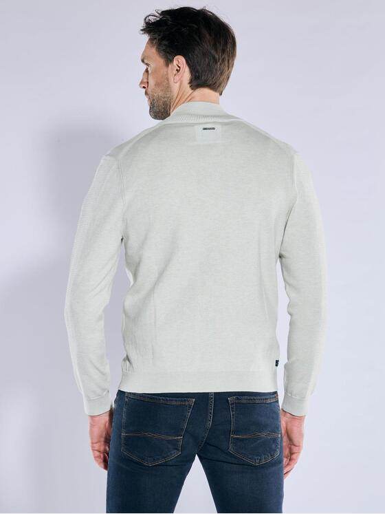 engbers Herren Cardigan strukturiert Hellgruen 38561