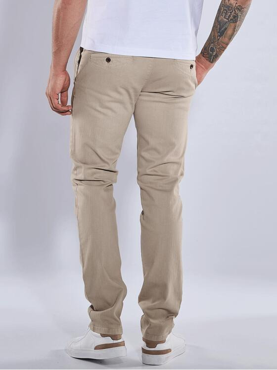 emilio adani Herren Chino slim fit Beige 36705
