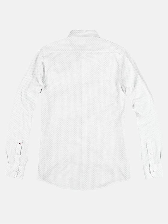emilio adani Herren Jersey-Hemd mit T-Shirt Feeling Weiß 29526