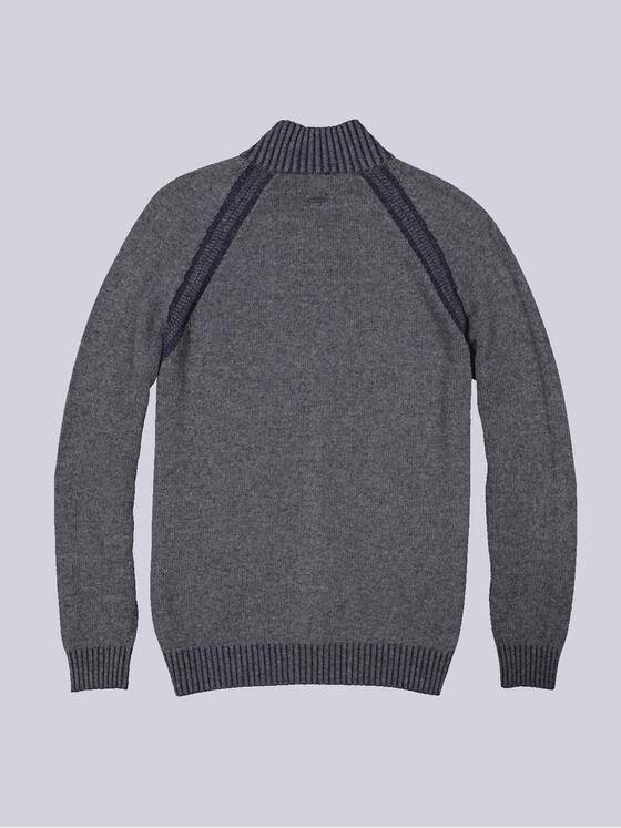 engbers Herren Cardigan strukturiert Grau 35719