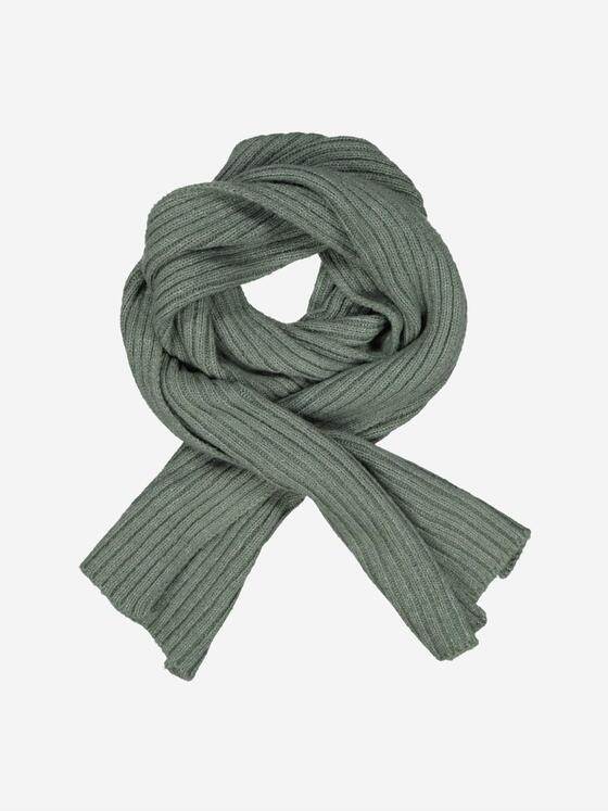 emilio adani Herren Schal Basic Grün 37892