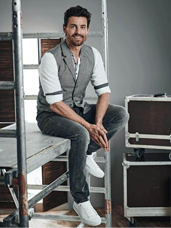 engbers Herren Hochwertige Sakko-Weste Hellgrau 31507