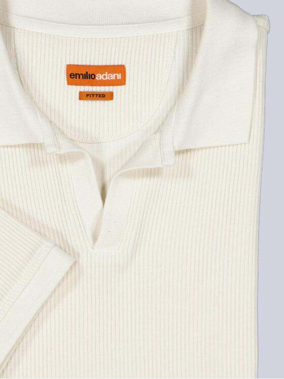emilio adani Herren Polo-Shirt uni Beige 38319