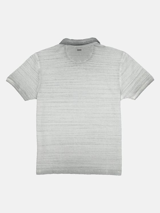 engbers Herren Polo-Shirt dezent gestreift Dunkelgrau 33047