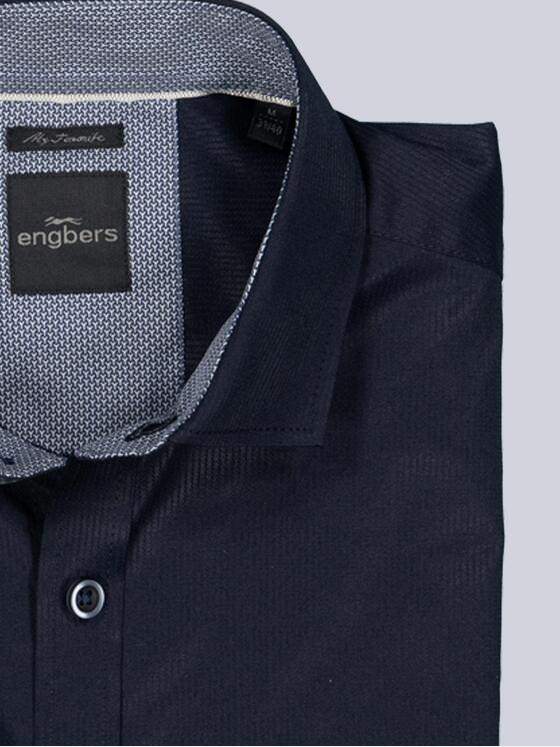 engbers Herren Langarm-Hemd "My Favorite" Marineblau 38511