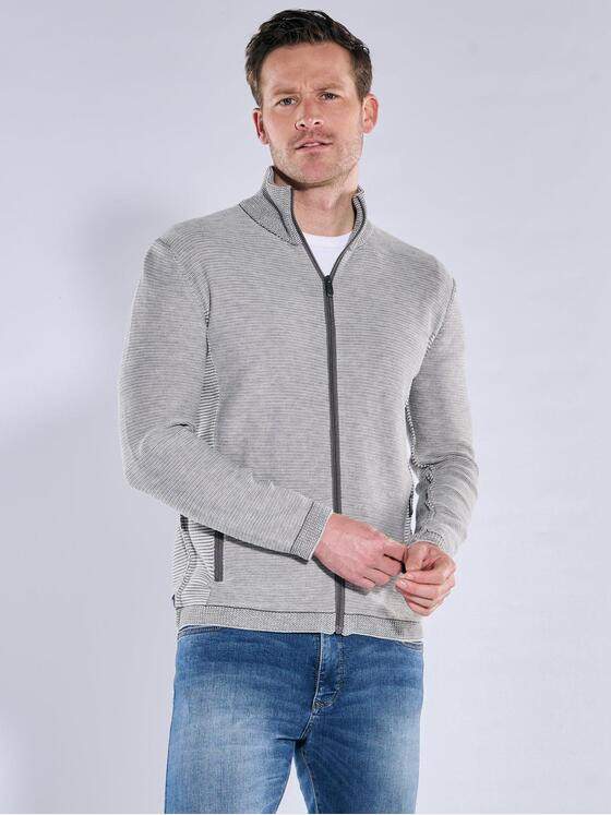 engbers Herren Cardigan Grau 40086