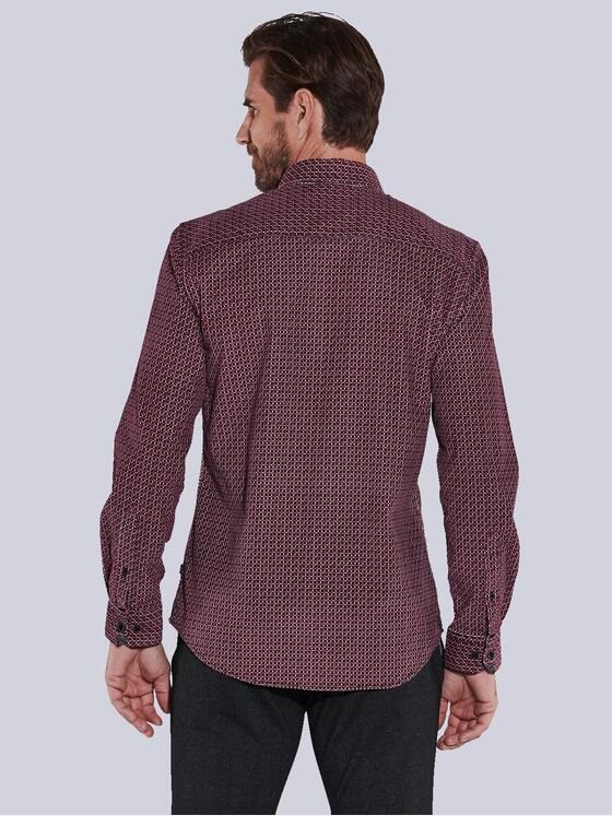 engbers Herren Langarm-Hemd aus Baby-Cord Rot 35605
