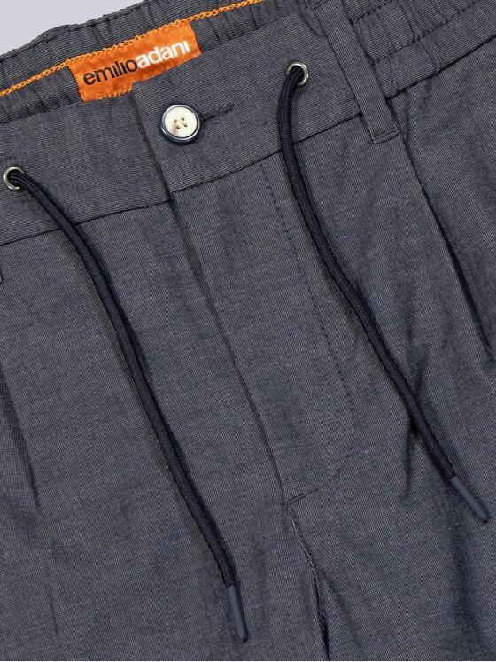 emilio adani Herren Chino mit Tunnelzug Blau 38272
