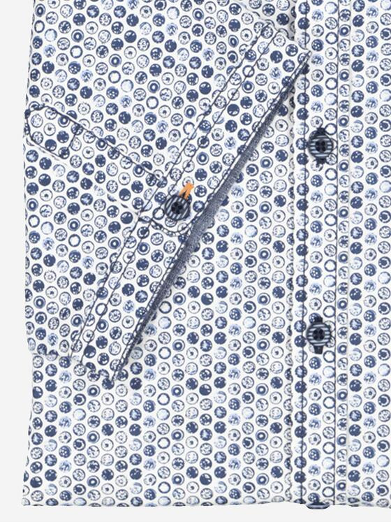 engbers Herren Hemd kurzarm Blau 37810