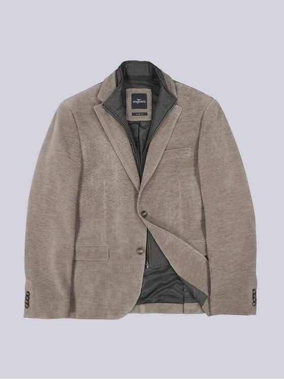 engbers Herren Sakko mit heraustrennbarem Inlet Hellbraun 39417
