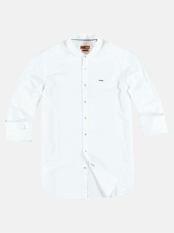 emilio adani Herren Hemd uni Weiß 31228