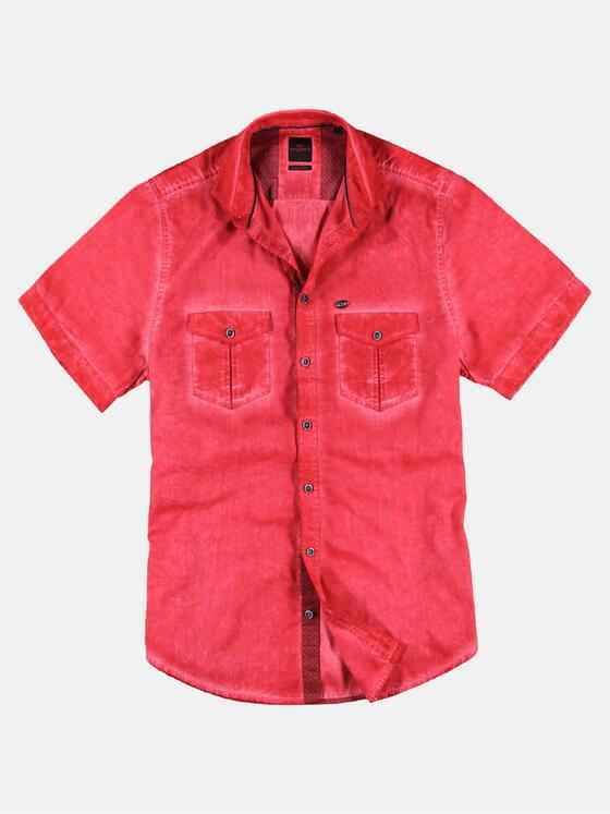 engbers Herren Hemd mit Waschungen Feuerrot 29938