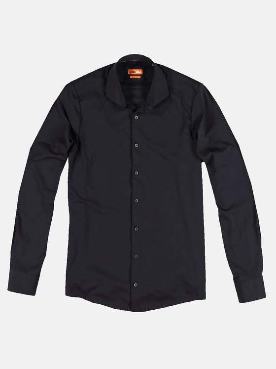 emilio adani Herren Funktions-Hemd Langarm Schwarz 35834