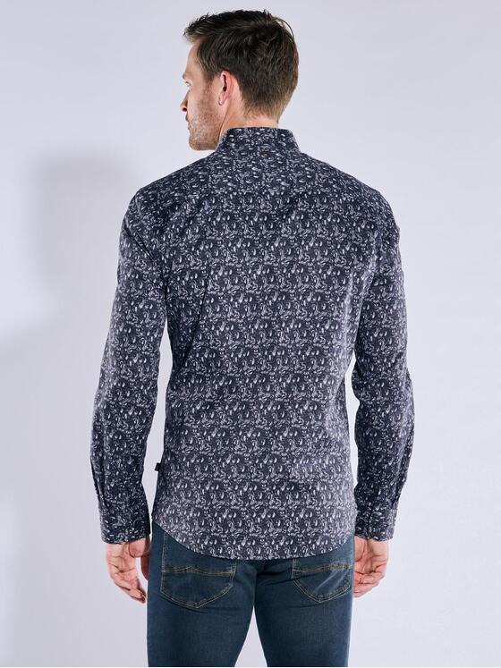 engbers Herren Langarm-Hemd "My Favorite" Schwarz 37275