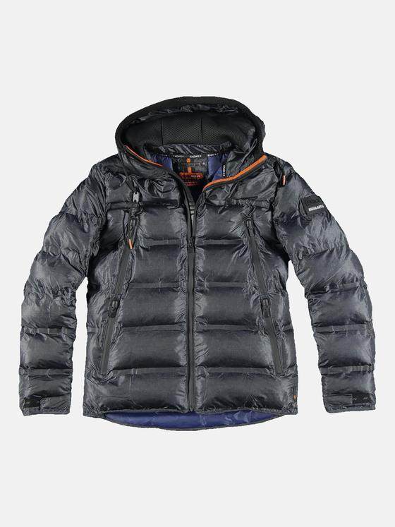 emilio adani Herren Jacke mit wasserdichten Zippern Grau 31839