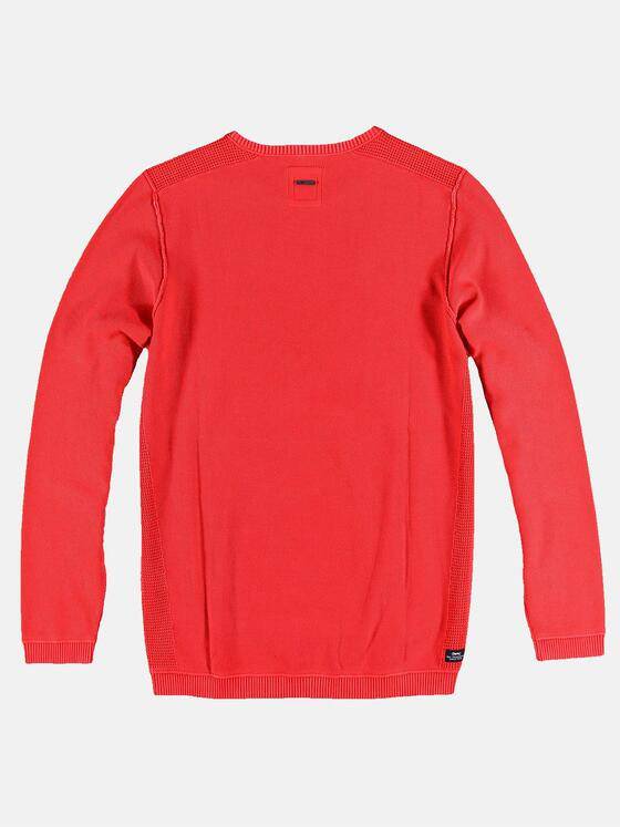 engbers Herren Pullover Rundhals Tomatenrot 31247