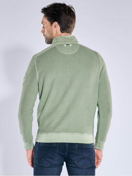 engbers Herren Sweatshirt in Satin-Warenqualität Khaki 39425