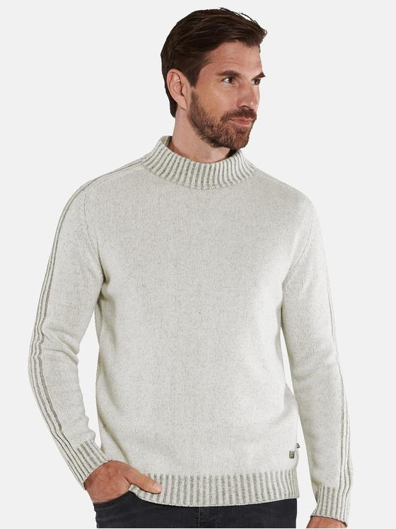 ENGBERS GERMANY Herren Pullover mit Cashmere Grau 35708
