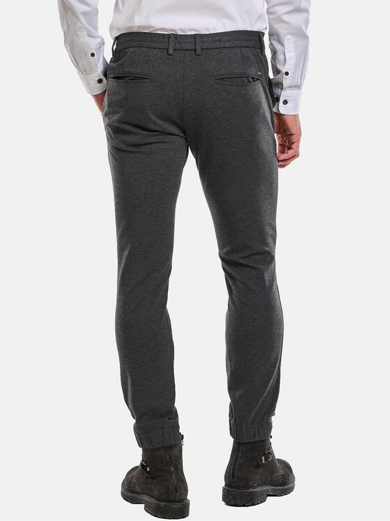 emilio adani Herren Chino mit Tunnelzug Grau 33699
