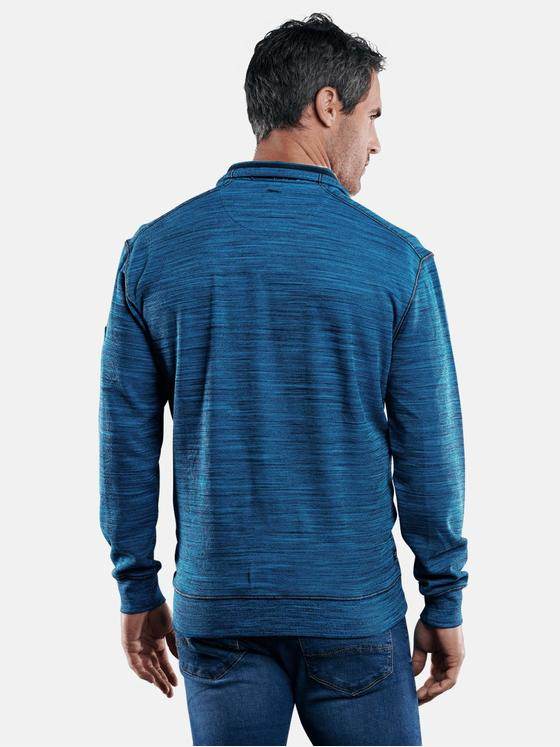 engbers Herren Sportives Sweatshirt mit Badge Royalblau 29231