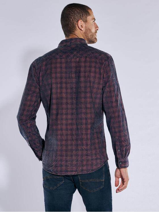 engbers Herren Langarm-Hemd kariert Hellrot 37778