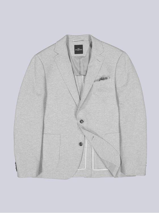 engbers Herren Freizeit-Sakko strukturiert Silbergrau 38870