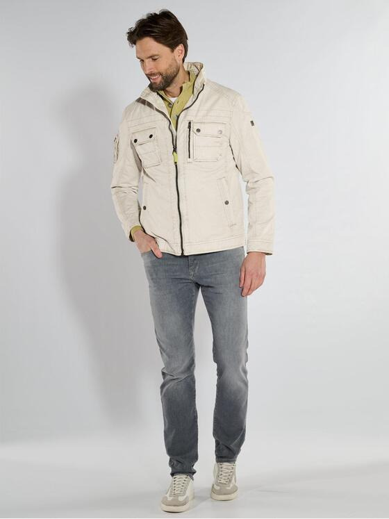 engbers Herren Baumwoll-Jacke regular Beige 36507