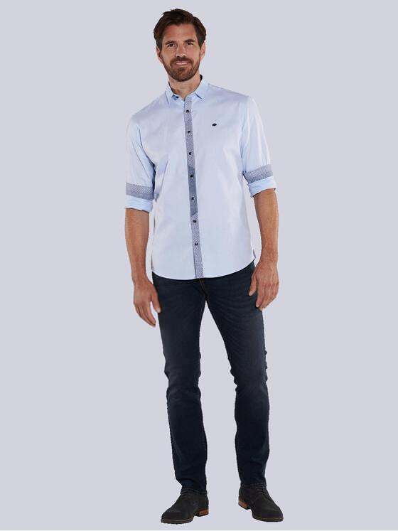 engbers Herren Langarm-Hemd regular Blau 35796
