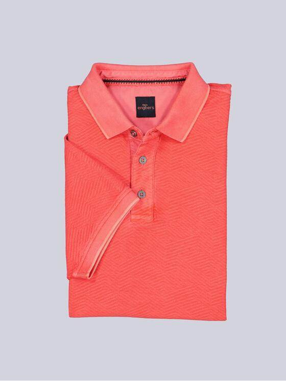 engbers Herren Polo-Shirt strukturiert Hellrot 38451