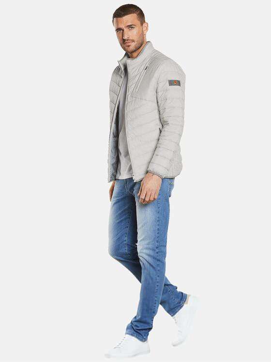 emilio adani Herren Steppjacke slim fit Grau 34291