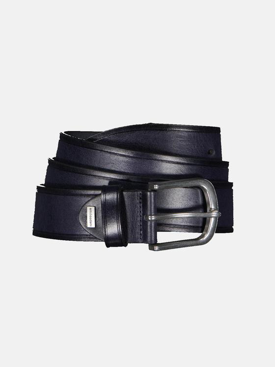 emilio adani Herren Ledergürtel Blau 32924