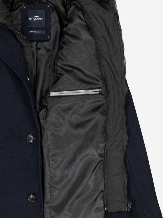 engbers Herren Mantel regular Blau 37540