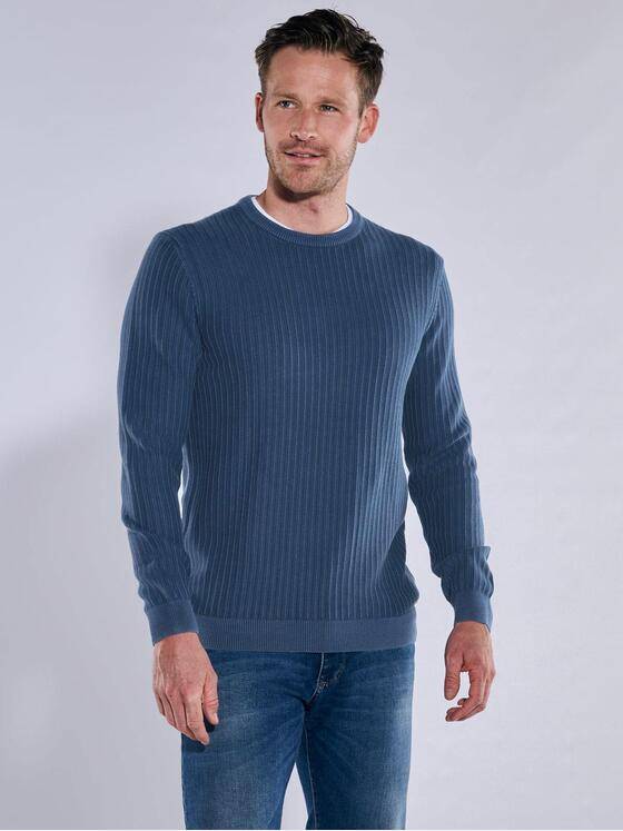 engbers Herren Pullover Rundhals Royalblau 38149