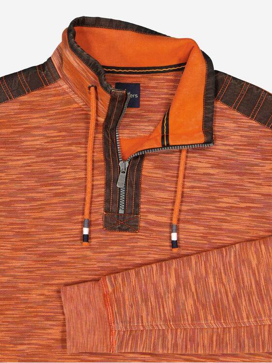 engbers Herren Sweatshirt regular Dunkelorange 37751