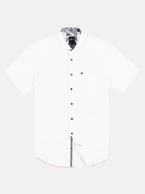 engbers Herren sommerliches Kurzarmhemd Reinweiss 29474