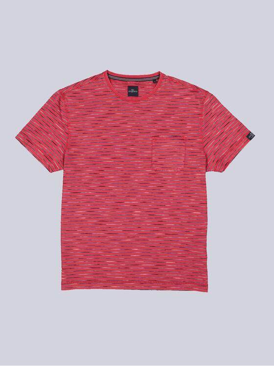 engbers Herren T-Shirt gestreift Rot 35241